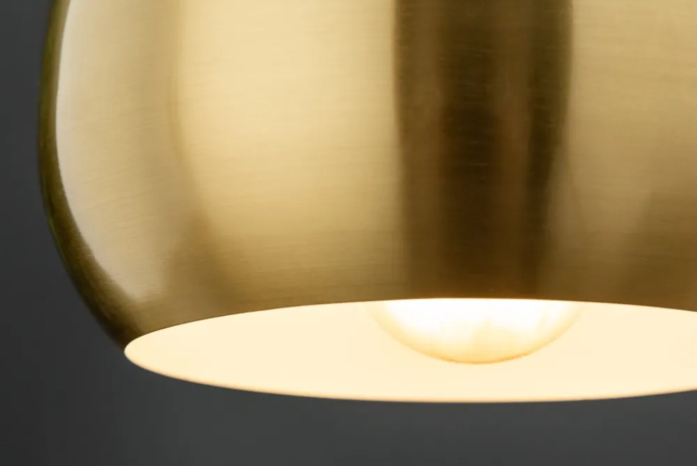 Riess-Ambiente Goldene Möbel|Hängelampen > Moderne 3er Hängeleuchte GOLDEN BALL gold Hängelampe höhenverstellbar