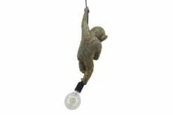 Riess-Ambiente Hängelampen > Moderne Hängelampe MONKEY 55cm gold Affen-Skulptur handmade