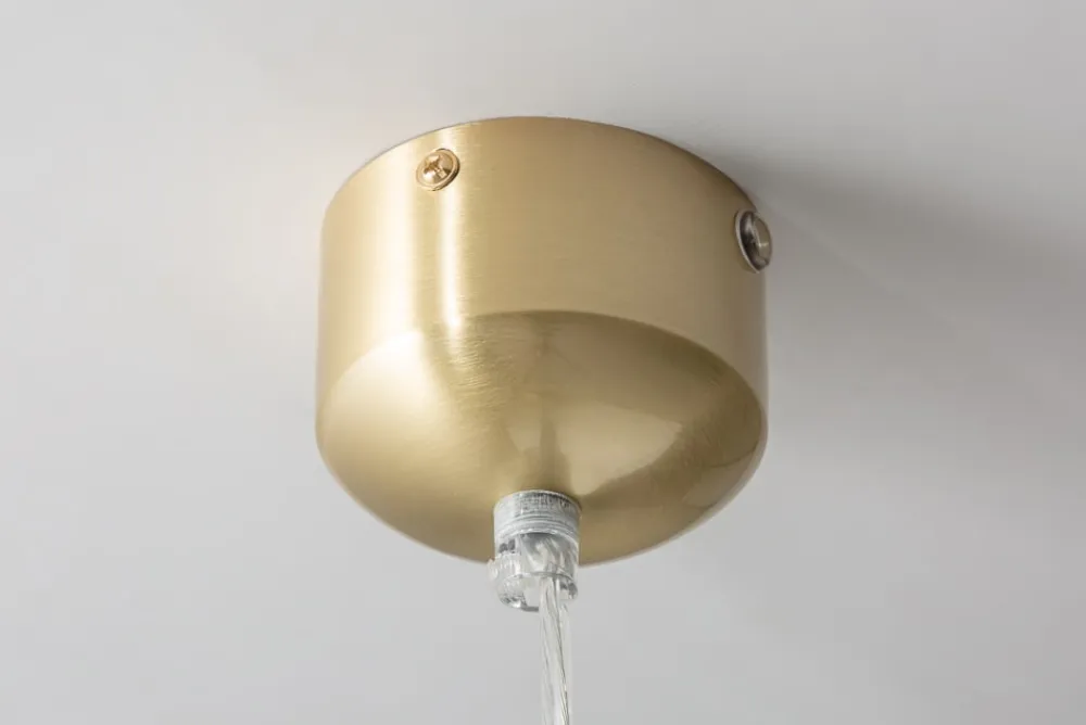 Riess-Ambiente Goldene Möbel|Hängelampen > Moderne Hängeleuchte GOLDEN BALL 30cm gold Hängelampe höhenverstellbar