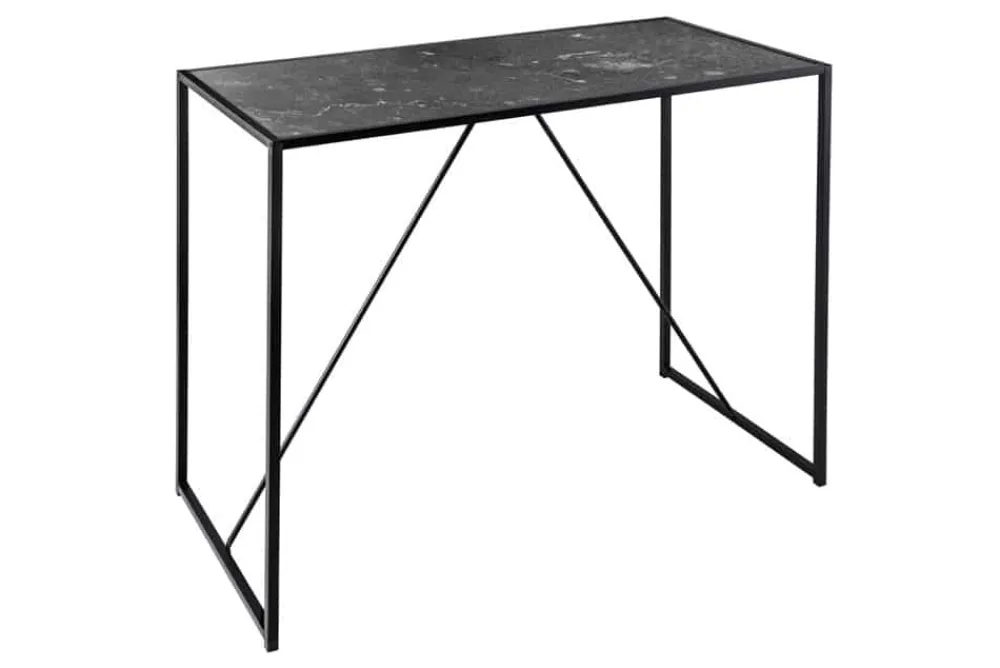 Riess-Ambiente Bartische > Moderner Bartisch SLIM LINE 120cm graphit Metall Tresen Stehtisch