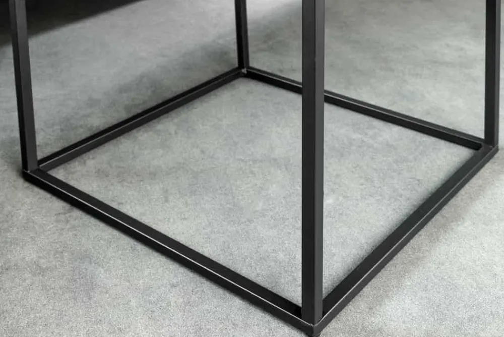 Riess-Ambiente Beistelltische > Moderner Beistelltisch ARCHITECTURE 45cm graphit Metallgestell