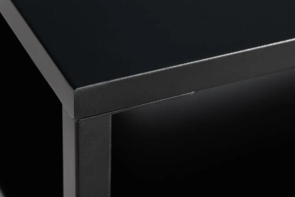 Riess-Ambiente Industrial Loft|Couchtische & Truhen > Moderner Couchtisch DURA STEEL 70cm schwarz Metall mit Ablagefach