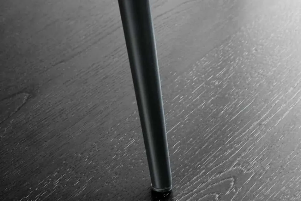 Riess-Ambiente Skandinavisch|Stühle > Moderner Design Stuhl TRES CHIC grau Cord schwarze Metallbeine Esszimmer