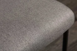 Riess-Ambiente Freischwinger|Stühle > Moderner Freischwinger Stuhl COMFORT grau mit Komfortgriff