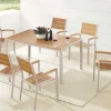 Riess-Ambiente Stühle|Gartenstühle > Moderner Gartenstuhl DESIGNO natur greige Aluminium stapelbar wetterfest