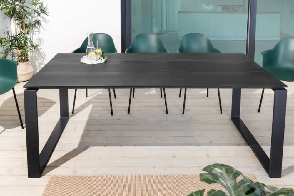 Riess-Ambiente Haus & Garten|Industrial Loft > Moderner Gartentisch FLOATING 210cm anthrazit Aluminium In- und Outdoor Esstisch