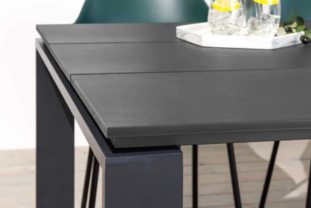 Riess-Ambiente Haus & Garten|Industrial Loft > Moderner Gartentisch FLOATING 210cm anthrazit Aluminium In- und Outdoor Esstisch