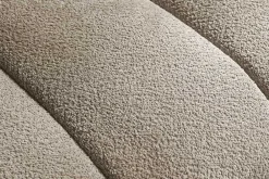 Riess-Ambiente Polsterhocker|Sitzhocker > Moderner Hocker ADLON 100cm champagner greige Bouclé Federkern Fußhocker Sitzhocker