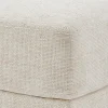Riess-Ambiente Skandinavisch|Polsterhocker > Moderner Hocker LOFT 75cm champagner beige Chenille Nosagfederung Taschenfederkern