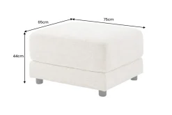 Riess-Ambiente Skandinavisch|Polsterhocker ><noscript><img width=