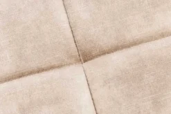 Riess-Ambiente Skandinavisch|Sessel > Moderner Hocker SCANDINAVIA champagner beige Samt schwarze Metallbeine Fußhocker