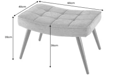 Riess-Ambiente Skandinavisch|Sitzhocker ><noscript><img width=