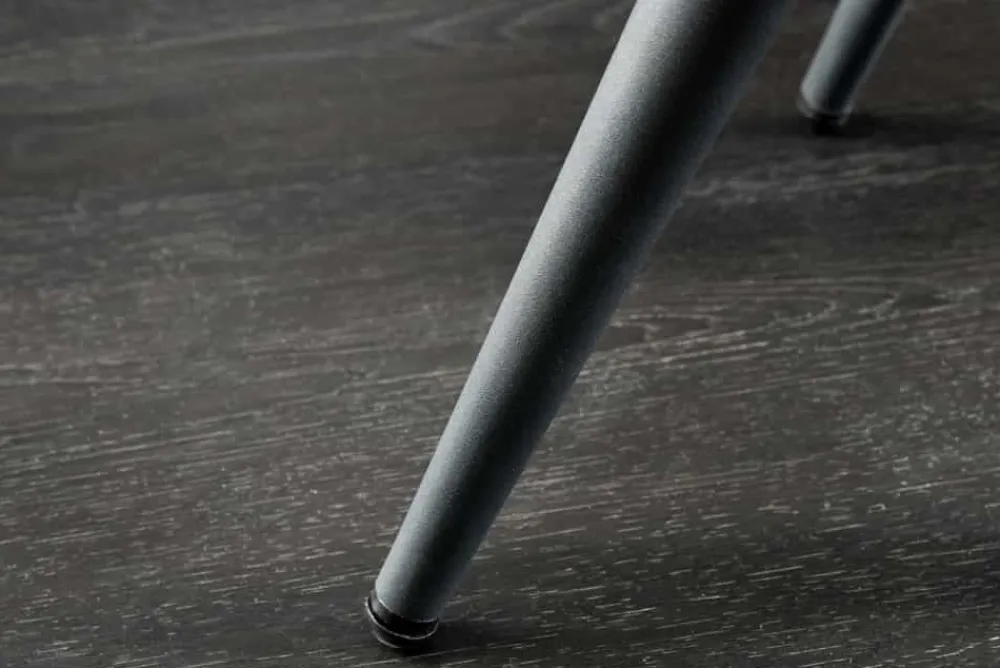 Riess-Ambiente Skandinavisch|Sitzhocker > Moderner Hocker SCANDINAVIA grün Chenille Cremona Metallbeine Fußhocker