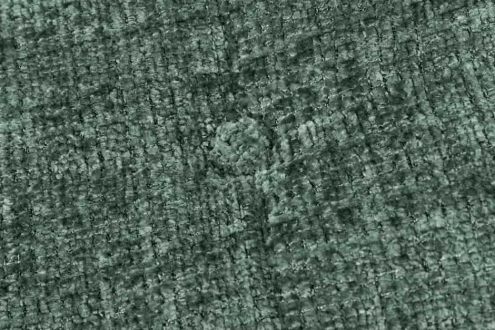 Riess-Ambiente Skandinavisch|Sitzhocker > Moderner Hocker SCANDINAVIA grün Chenille Cremona Metallbeine Fußhocker