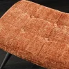 Riess-Ambiente Skandinavisch|Sitzhocker > Moderner Hocker SCANDINAVIA rost braun Chenille Cremona Metallbeine Fußhocker