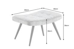 Riess-Ambiente Skandinavisch|Sitzhocker ><noscript><img width=