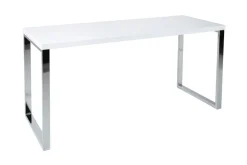 Riess-Ambiente Bürotische > Moderner Schreibtisch WHITE DESK 160cm weiß Hochglanz Bürotisch