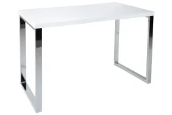 Riess-Ambiente Bürotische > Moderner Schreibtisch WHITE DESK 120cm weiß Hochglanz Bürotisch
