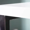 Riess-Ambiente Bürotische > Moderner Schreibtisch WHITE DESK 140cm weiß Hochglanz Bürotisch