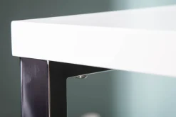 Riess-Ambiente Bürotische > Moderner Schreibtisch WHITE DESK 140cm weiß Hochglanz Bürotisch
