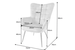 Riess-Ambiente Skandinavisch|Loungesessel ><noscript><img width=