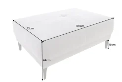 Riess-Ambiente Polsterhocker|Sitzhocker ><noscript><img width=