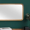 Riess-Ambiente Mehr...|Wohnaccessoires > Moderner Wandspiegel AMSTERDAM 80cm natur Eiche Massivholz handmade