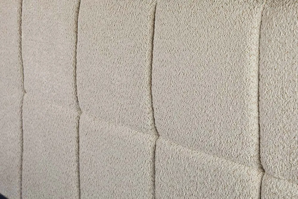 Riess-Ambiente Boxbetten|Skandinavisch > Modernes Boxbett PRESTIGE 160x200cm creme Bouclè mit Stauraum und Lattenrost
