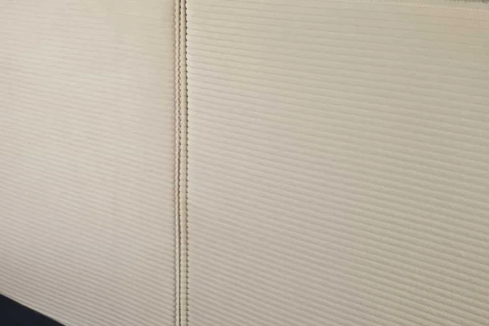 Riess-Ambiente Boxbetten > Modernes Boxbett ROCCO 180x200cm beige Cord mit Stauraum und Lattenrost