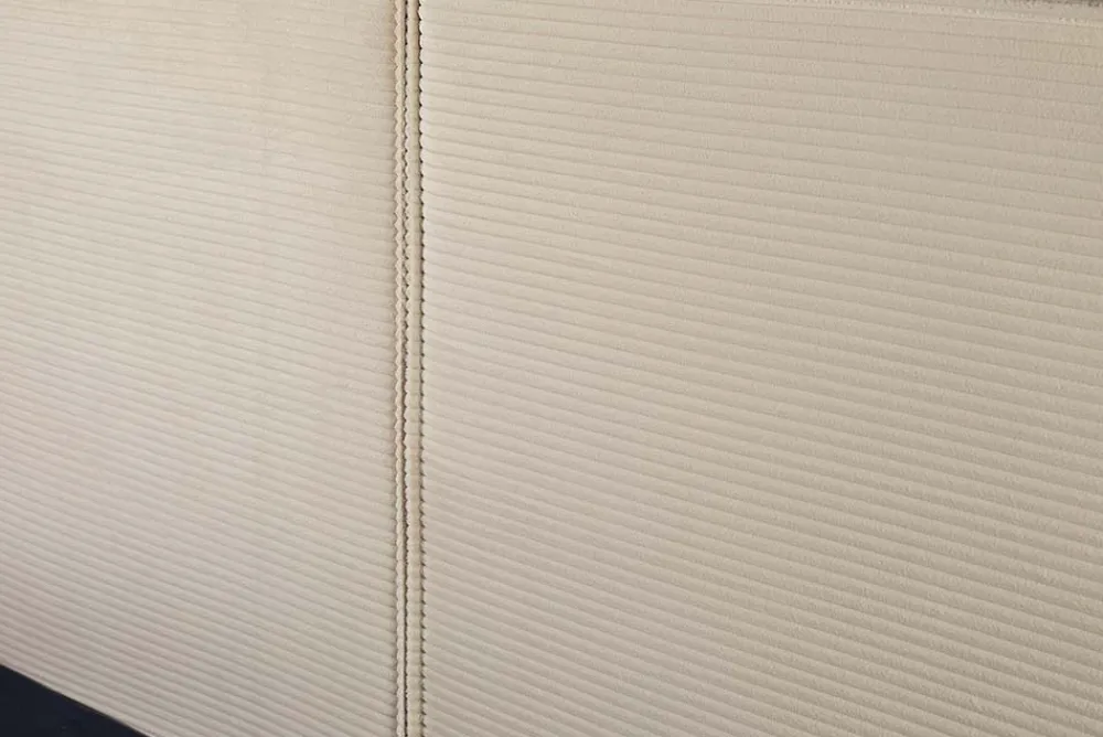Riess-Ambiente Boxbetten > Modernes Boxbett ROCCO 160x200cm beige Cord mit Stauraum und Lattenrost