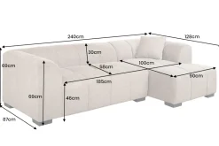 Riess-Ambiente Ecksofa ><noscript><img width=