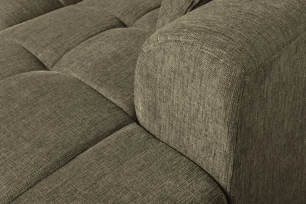 Riess-Ambiente Ecksofa > Modernes Ecksofa CITY 240cm grün Strukturstoff 3-Sitzer Couch inkl. Kissen