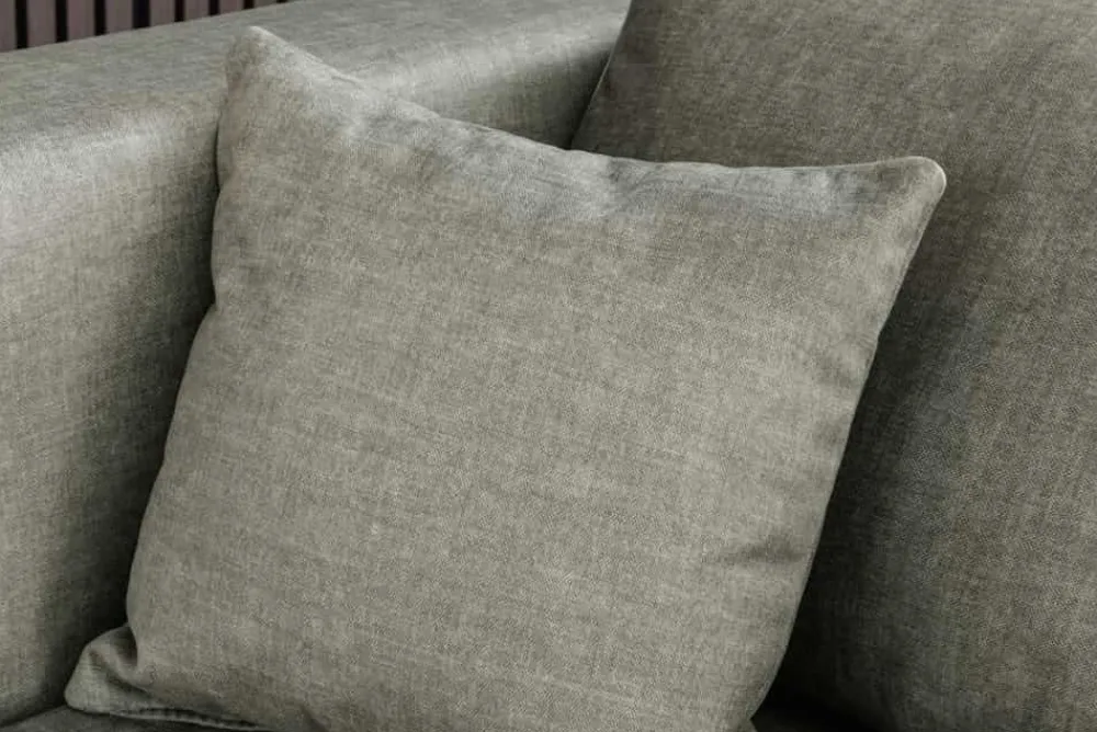 Riess-Ambiente Ecksofa > Modernes Ecksofa NORWAY 250cm taupe Vogue Velours Samt Schlafsofa mit Stauraum