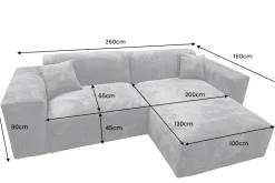 Riess-Ambiente Skandinavisch|Ecksofa ><noscript><img width=