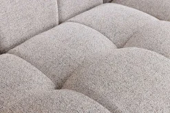 Riess-Ambiente Skandinavisch|Ecksofa > Modernes Ecksofa ZERO GRAVITY 240cm graphit beige Strukturstoff 3-Sitzer Couch