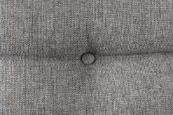 Riess-Ambiente Sitzbänke|Samt Möbel > Moderne Sitzbank BIG GEORGE 160cm grau Samt Strukturstoff Taschenfederkern Metall