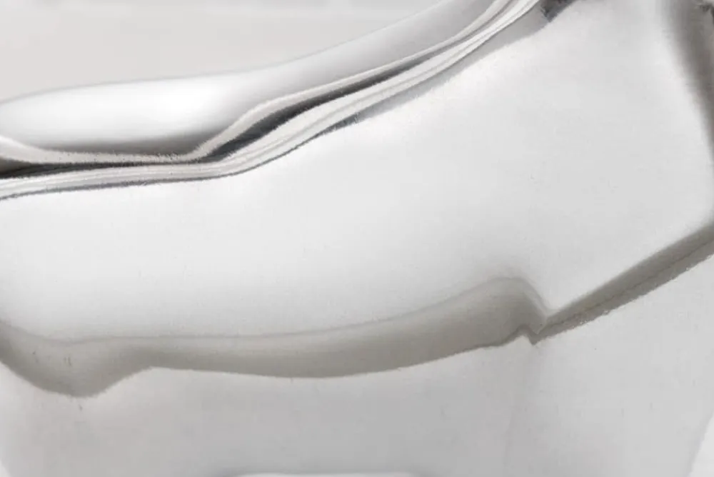 Riess-Ambiente Dekoration > Moderne Skulptur BIG BULL silber Aluminium Dekoration Stierfigur Briefbeschwerer