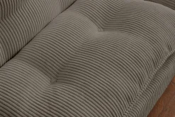Riess-Ambiente 3-Sitzer Sofa > Modernes Schlafsofa COCOONING 190cm greige Cord 3-Sitzer Couch