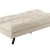 Riess-Ambiente 3-Sitzer Sofa > Modernes Schlafsofa COCOONING 190cm beige Cord 3-Sitzer Couch
