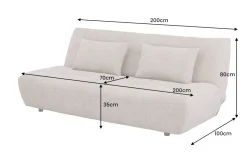 Riess-Ambiente Skandinavisch|3-Sitzer Sofa ><noscript><img width=