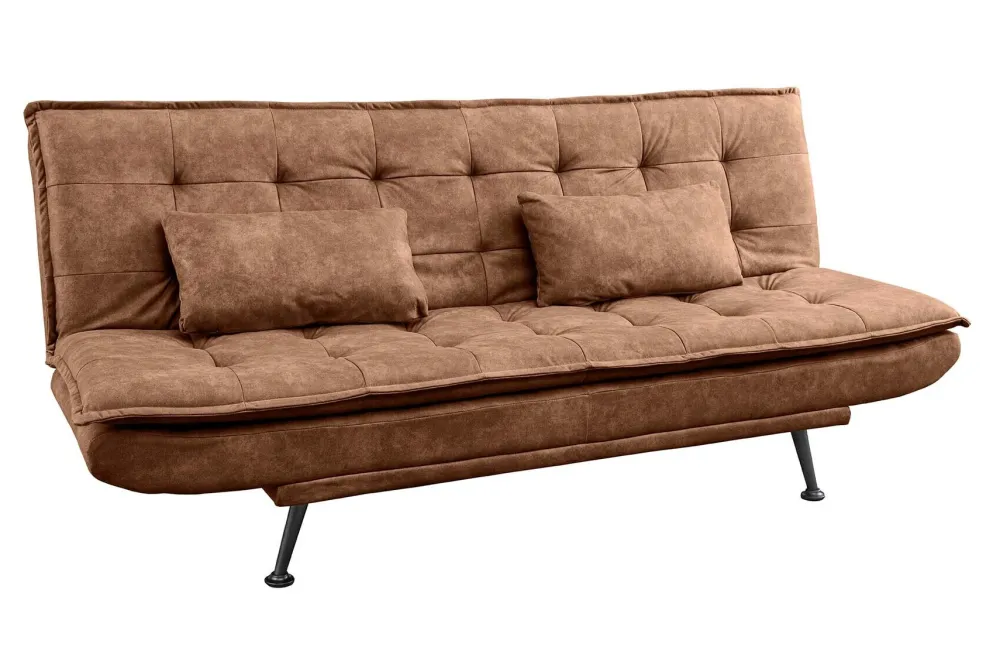 Riess-Ambiente 3-Sitzer Sofa > Modernes Schlafsofa JAZZ 190cm antik braun Microfaser 3-Sitzer Couch