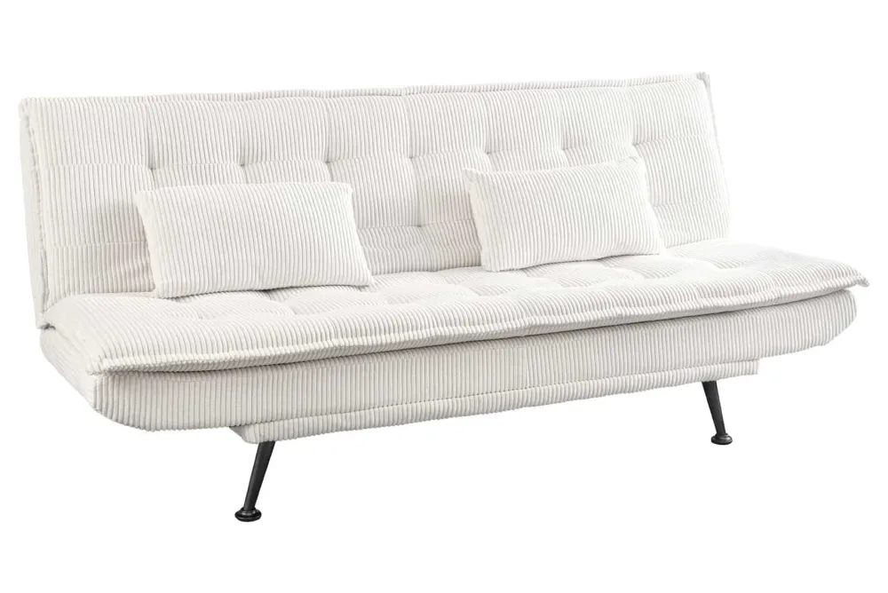 Riess-Ambiente 3-Sitzer Sofa > Modernes Schlafsofa JAZZ 190cm beige Cord 3-Sitzer Couch
