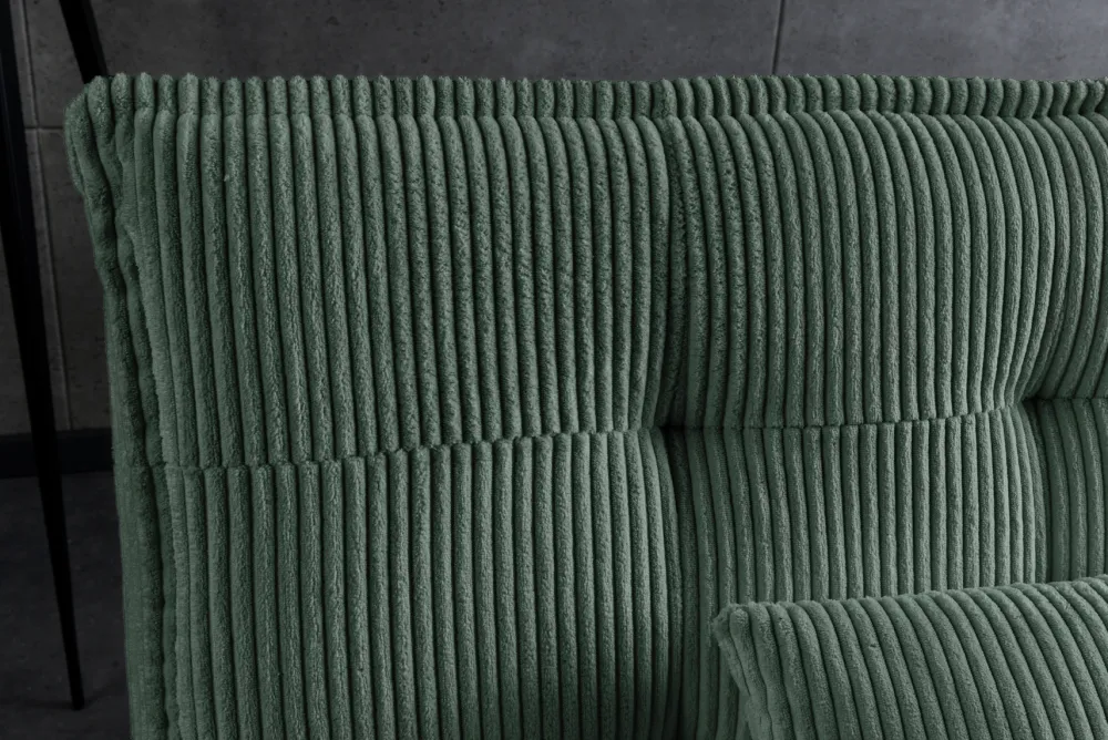 Riess-Ambiente 3-Sitzer Sofa > Modernes Schlafsofa JAZZ 190cm grün Cord 3-Sitzer Couch