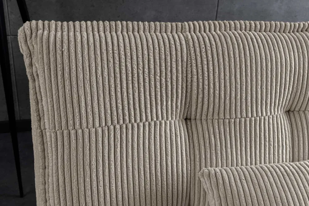 Riess-Ambiente 3-Sitzer Sofa > Modernes Schlafsofa JAZZ 190cm greige Cord 3-Sitzer Couch