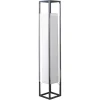 Riess-Ambiente Stehleuchten > Moderne Stehlampe AGAPUNE 120cm weiß silber mit Papierschirm und Edelstahlgestell
