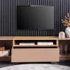 Riess-Ambiente Skandinavisch|Tv- & Lowboards > Modernes TV-Board LOFT 160cm natur grau beige greige drei Fächer Schublade