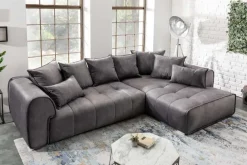 Riess-Ambiente Samt Möbel|Xxl Sofa ><noscript><img width=