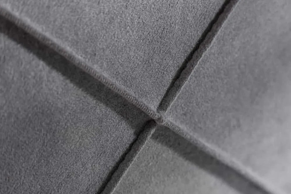 Riess-Ambiente Samt Möbel|Xxl Sofa > Modernes XXL Ecksofa DECADENCIA 320cm silbergrau Samt Bigsofa inkl. Kissen
