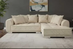 Riess-Ambiente Samt Möbel|Xxl Sofa ><noscript><img width=