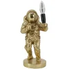 Riess-Ambiente Goldene Möbel|Tischlampen > Moderne Tischlampe ASTRONAUT 40cm gold Skulptur handmade
